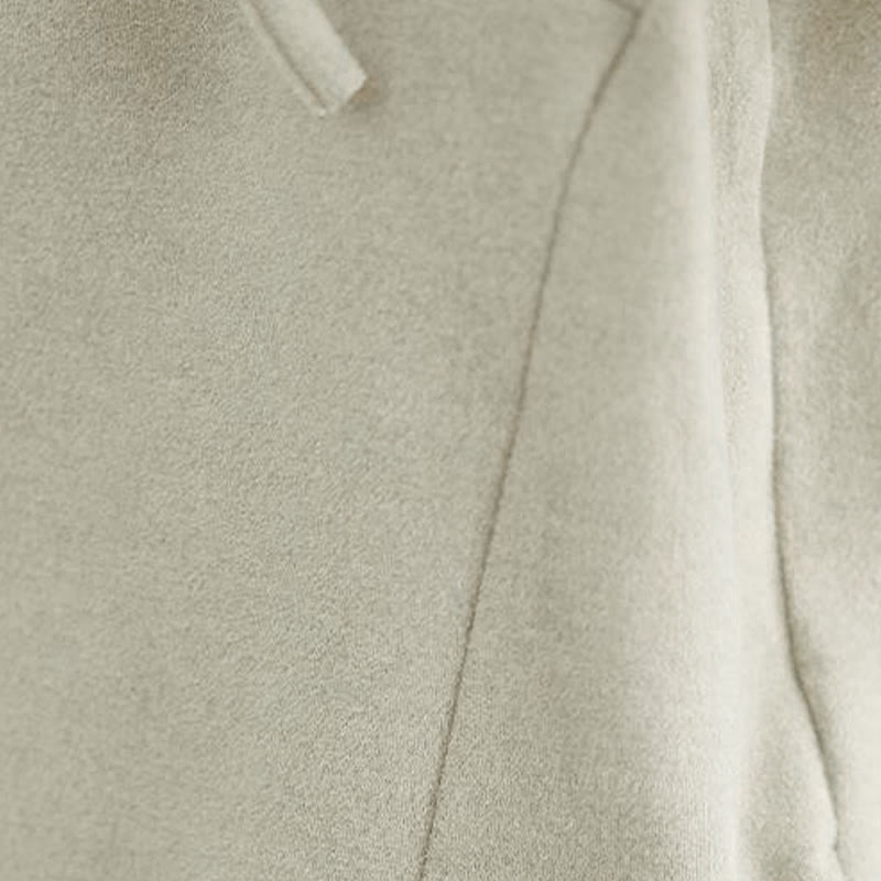 Felpa con cappuccio da donna a maniche lunghe in cotone tinta unita invernale Buddha Stones con cappuccio - image 17