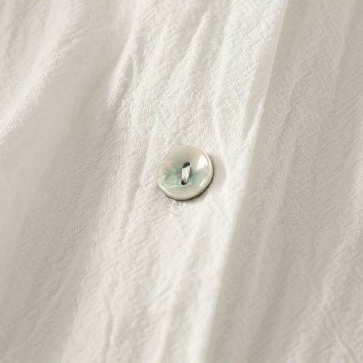 Camicia da donna in poliestere con maniche lunghe e colletto a girocollo Buddha Stones Fall con tasche - image 21