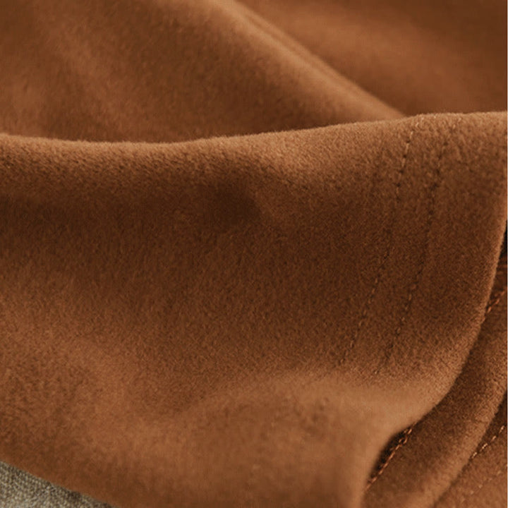 Felpa con cappuccio da donna a maniche lunghe in cotone spesso tinta unita invernale Buddha Stones con cappuccio - image 4