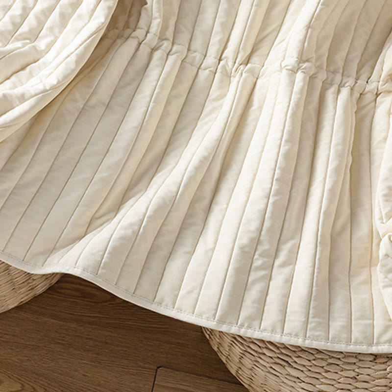 Giacca da donna in cotone con scollo rotondo semplice, coulisse e maniche lunghe, con tasca, modello Buddha Stones - image 20