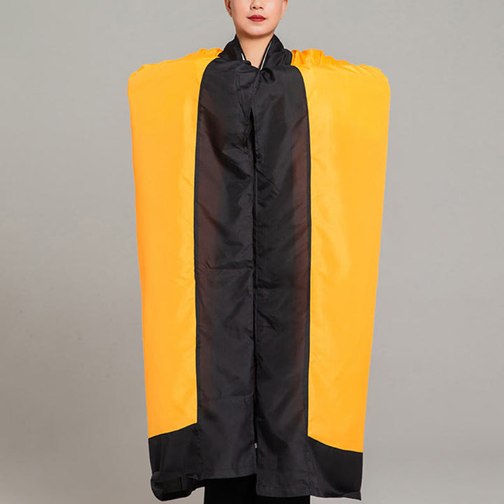 Kimono taoista unisex con maniche lunghe e larghe, tinta unita, per cerimonia di Qigong e Tai Chi , Buddha Stones Wudang - image 3