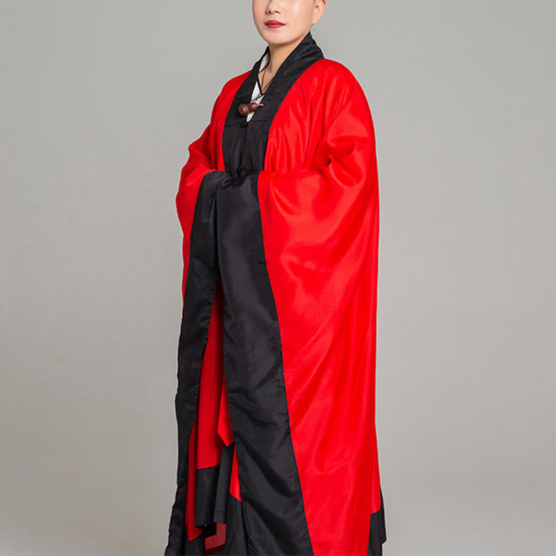 Kimono taoista unisex con maniche lunghe e larghe, tinta unita, per cerimonia di Qigong e Tai Chi , Buddha Stones Wudang - image 13