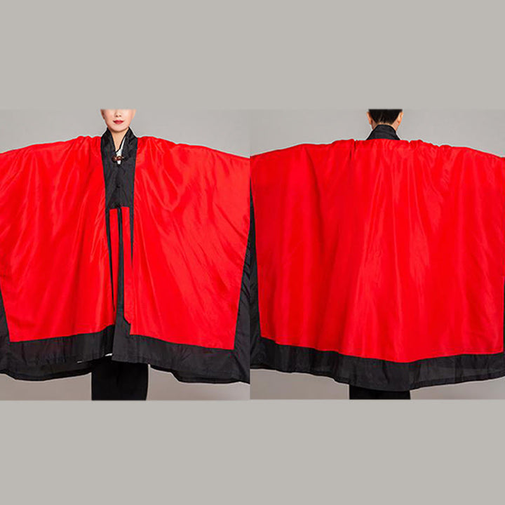 Kimono taoista unisex con maniche lunghe e larghe, tinta unita, per cerimonia di Qigong e Tai Chi , Buddha Stones Wudang - image 15