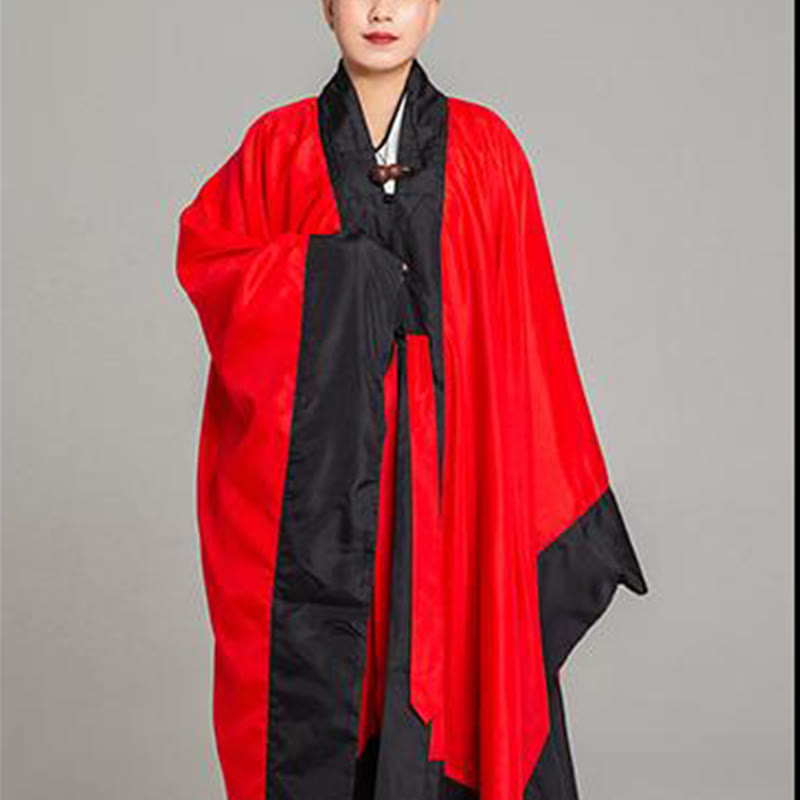 Kimono taoista unisex con maniche lunghe e larghe, tinta unita, per cerimonia di Qigong e Tai Chi , Buddha Stones Wudang - image 14