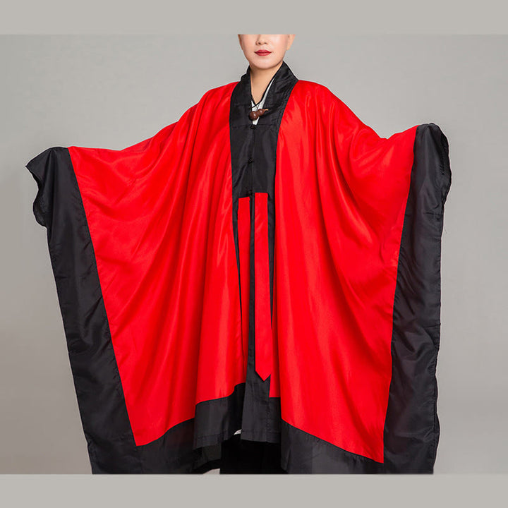 Kimono taoista unisex con maniche lunghe e larghe, tinta unita, per cerimonia di Qigong e Tai Chi , Buddha Stones Wudang - image 16