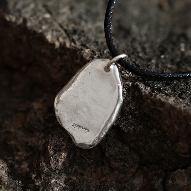 Ciondolo portafortuna a forma di cavallo in argento sterling 999 Buddha Stones, collana con catena in argento sterling 925 e ciondolo con benedizione per l'anno del cavallo. - image 14