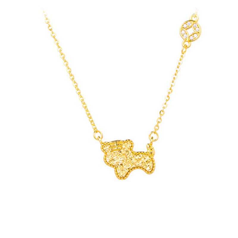 Collana con ciondolo a forma di moneta in argento sterling 925, Buddha Stones, anno del cavallo, zodiaco cinese, catena di benedizione - Tigre - Argento (Benedizione ♥ Protezione) - image 15