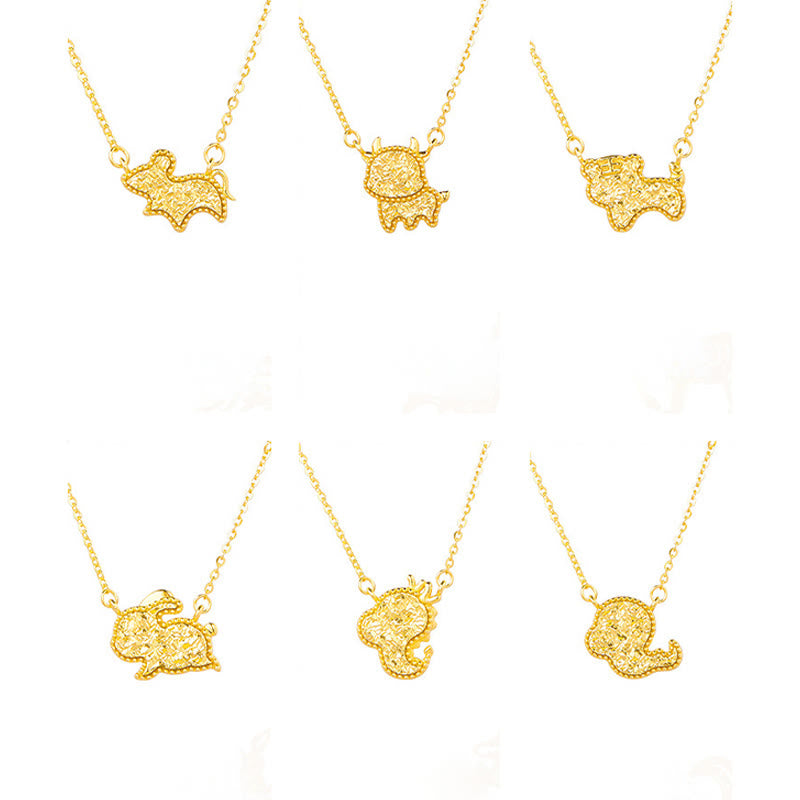 Collana con ciondolo a forma di moneta in argento sterling 925, Buddha Stones, anno del cavallo, zodiaco cinese, catena di benedizione - image 39