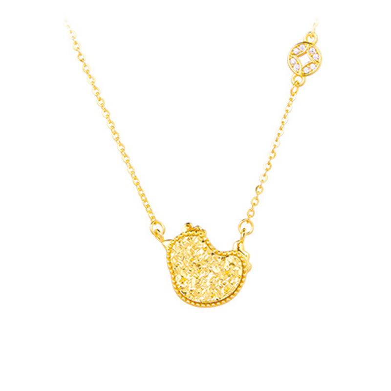 Collana con ciondolo a forma di moneta in argento sterling 925, Buddha Stones, anno del cavallo, zodiaco cinese, catena di benedizione - Gallo - Argento (Benedizione ♥ Protezione) - image 27