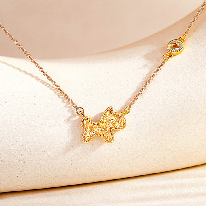 Collana con ciondolo a forma di moneta in argento sterling 925, Buddha Stones, anno del cavallo, zodiaco cinese, catena di benedizione - image 4