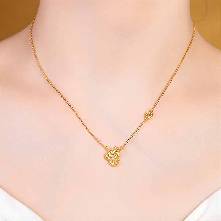 Collana con ciondolo a forma di moneta in argento sterling 925, Buddha Stones, anno del cavallo, zodiaco cinese, catena di benedizione - image 20