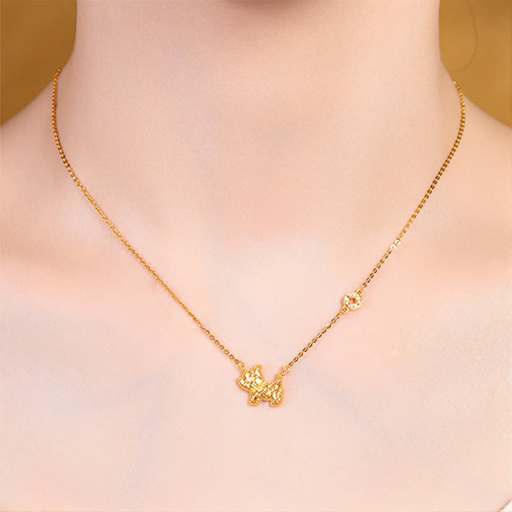 Collana con ciondolo a forma di moneta in argento sterling 925, Buddha Stones, anno del cavallo, zodiaco cinese, catena di benedizione - image 30