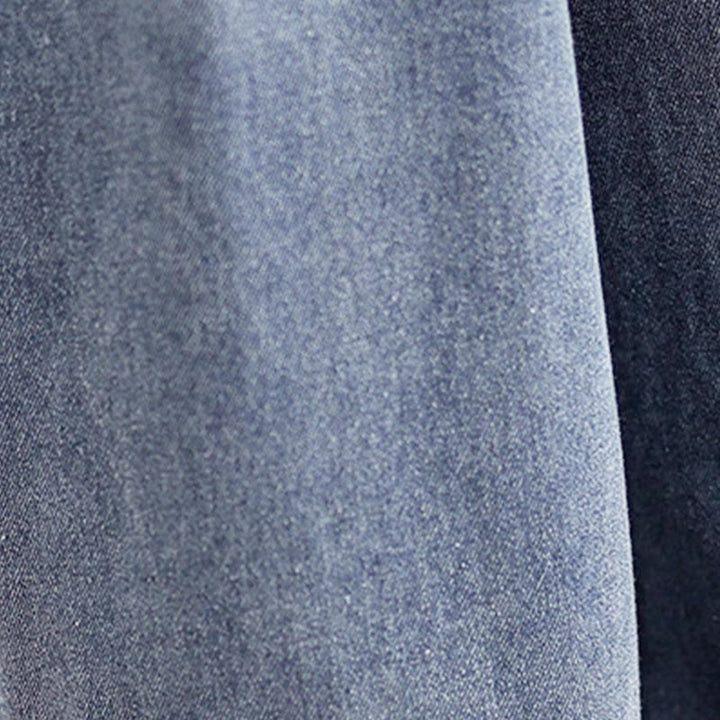 Pantaloni a gamba larga con tasche e vita alta da donna, modello Buddha Stones Fall Vintage Distressed Design - image 9