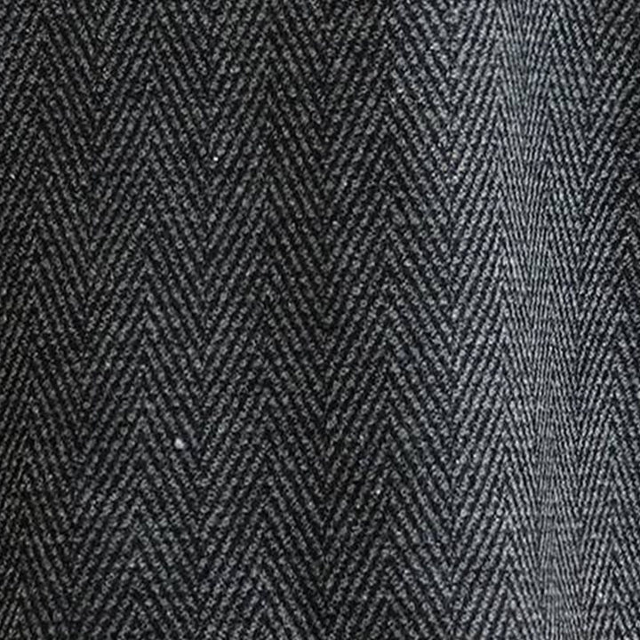 Cappotto da donna in cotone con maniche lunghe, scollo a V e strisce Buddha Stones con tasche - image 9