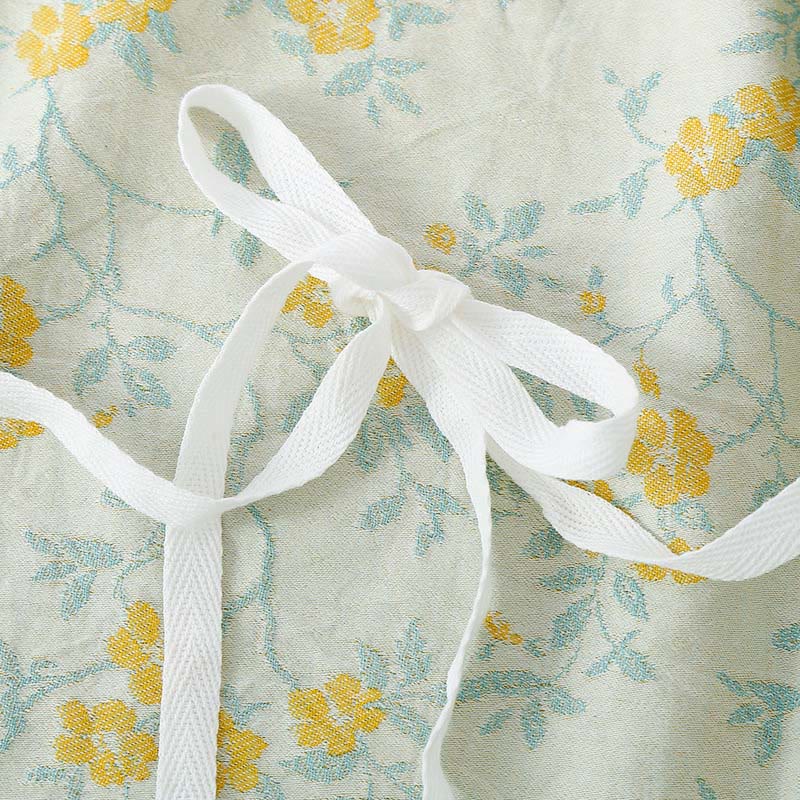 Set pigiama in cotone con maniche lunghe, pantaloni e camicia con scollo a V, motivo floreale colorato Buddha Stones, 2 pezzi, con tasche - image 8