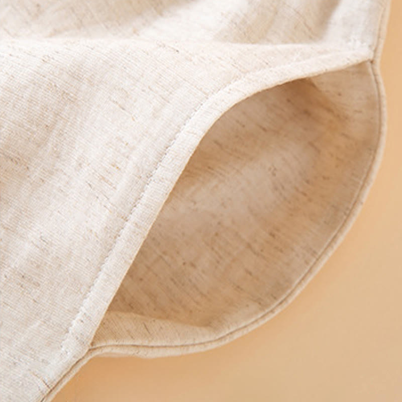 Set pigiama in cotone con scollo a V, manica lunga, pantaloni e tasche, motivo floreale colorato Buddha Stones, 2 pezzi - image 4