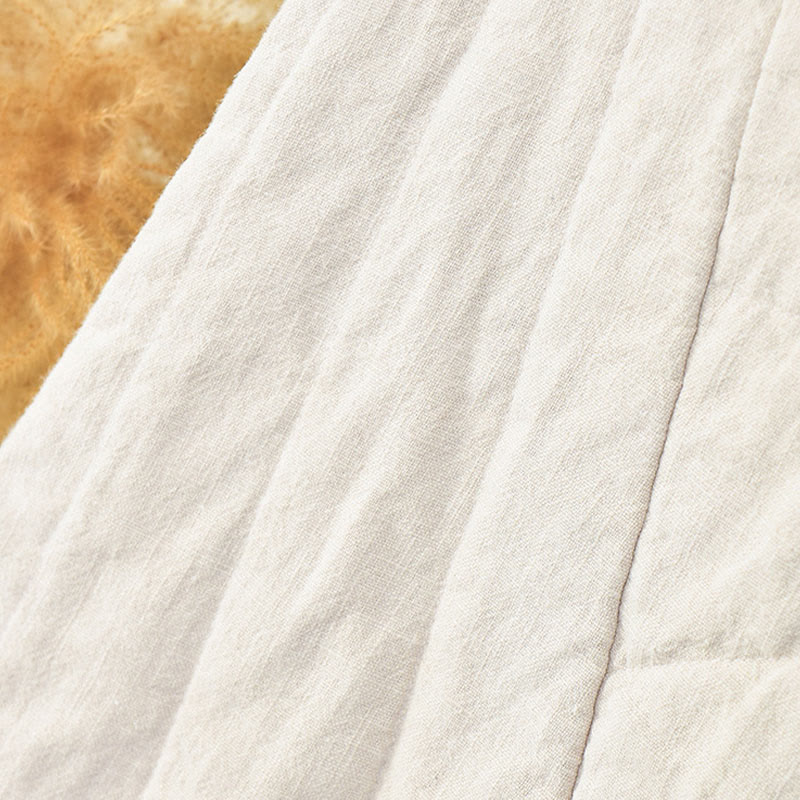 Pantaloni da donna Buddha Stones in cotone spesso e semplice, con tasche, lunghezza 7-8 - image 8