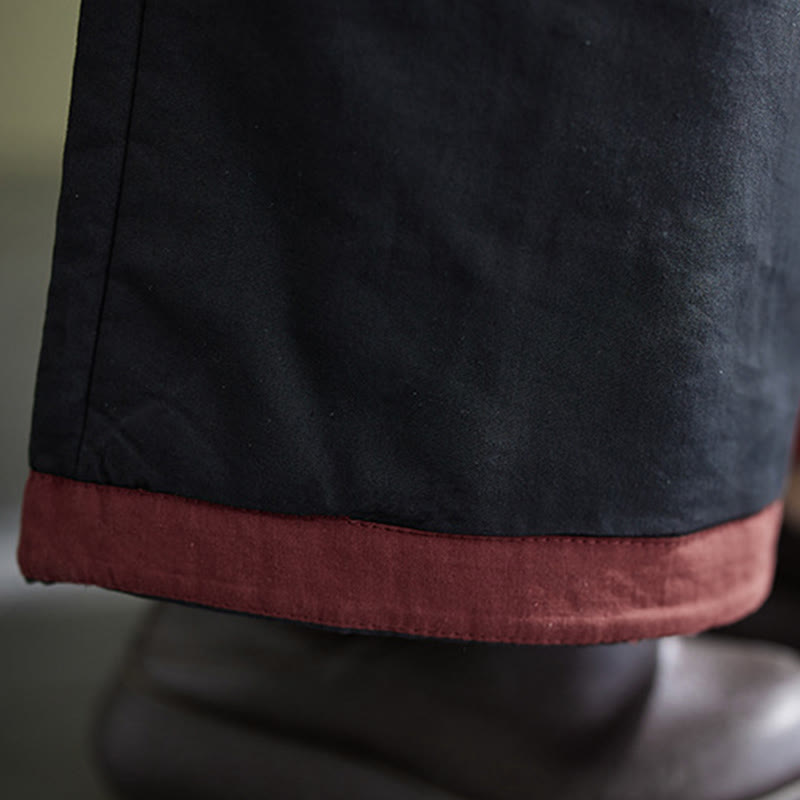 Pantaloni larghi casual da donna Buddha Stones con tasche - image 8