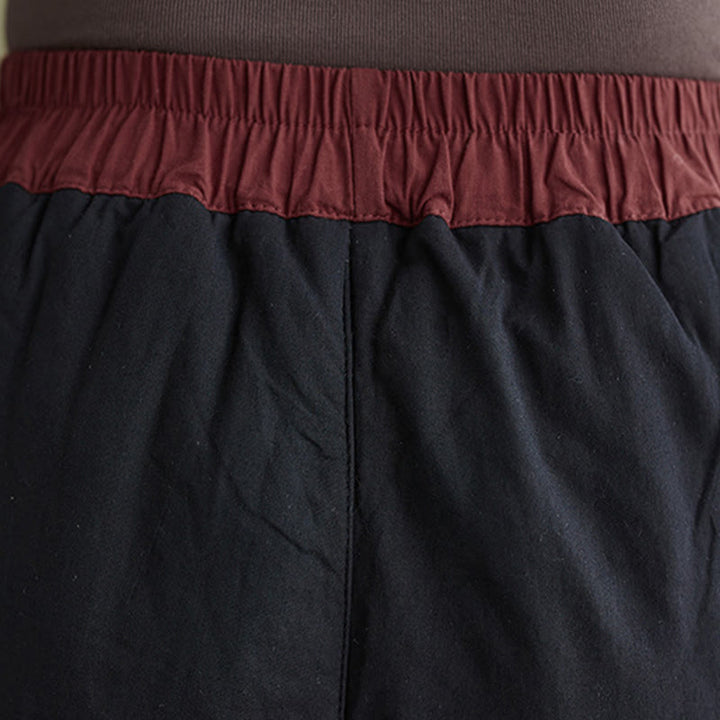 Pantaloni larghi casual da donna Buddha Stones con tasche - image 6