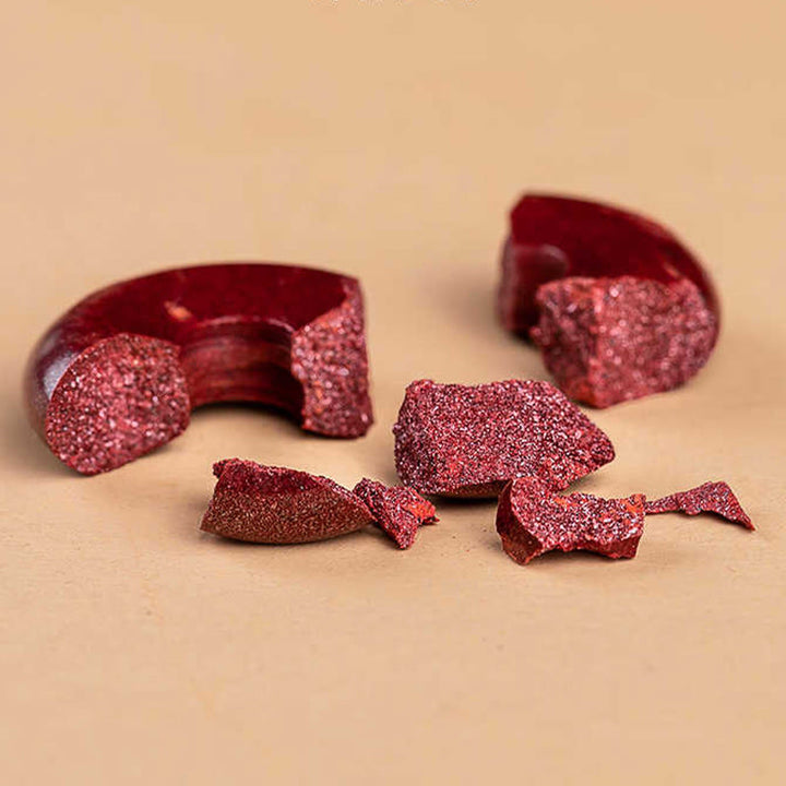 Bracciale con treccia di collegamento in argento sterling 925 con fibbia della pace in cinabro Buddha Stones - image 17