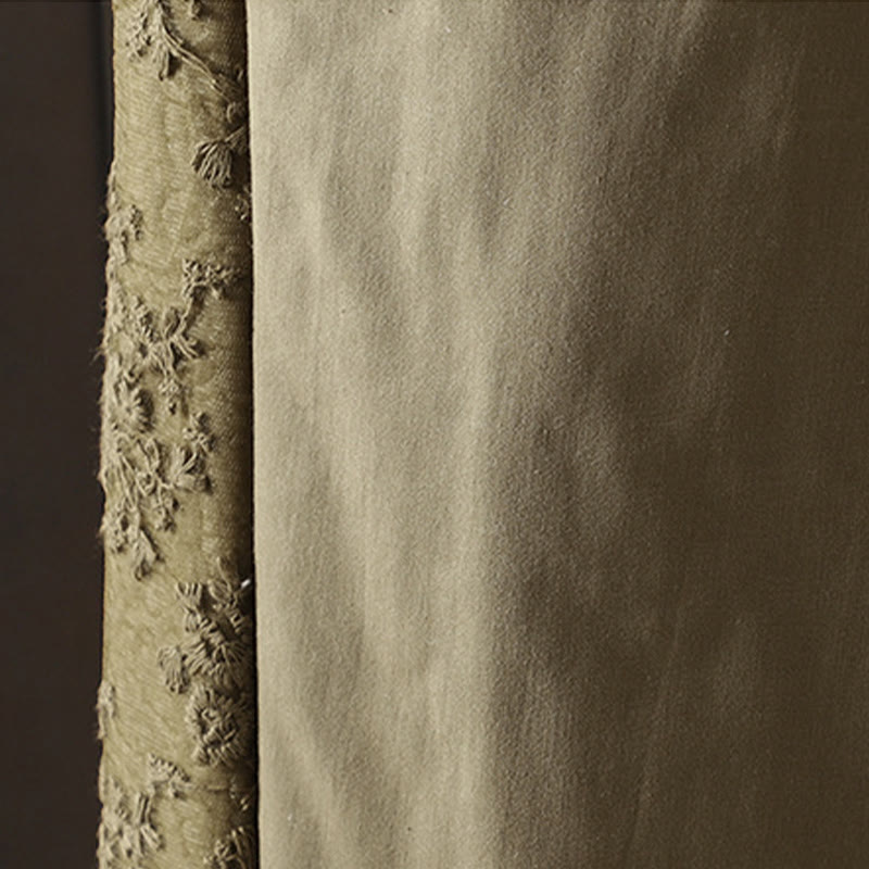 Pantaloni da donna spessi in cotone e poliestere con ricamo, motivo floreale con Buddha Stones tasche - image 11