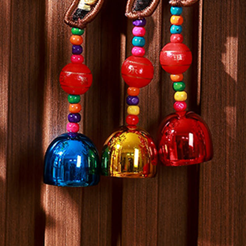 Decorazione da appendere con nappa a campana ricamata con Buddha Stones dell'anno del cavallo - image 6