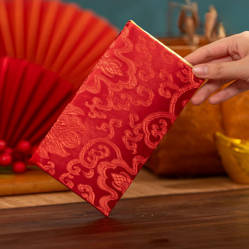 Buddha Stones Busta rossa cinese Ricamo Pace Gioia Anno del cavallo 2026 Capodanno - image 4