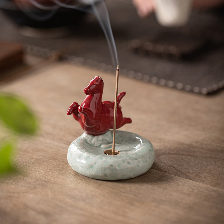 Buddha Stones Anno del Cavallo 2026 Decorazione per la casa Bruciatore di incenso - image 9