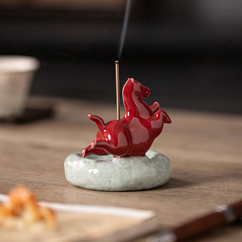 Buddha Stones Anno del Cavallo 2026 Decorazione per la casa Bruciatore di incenso - image 13