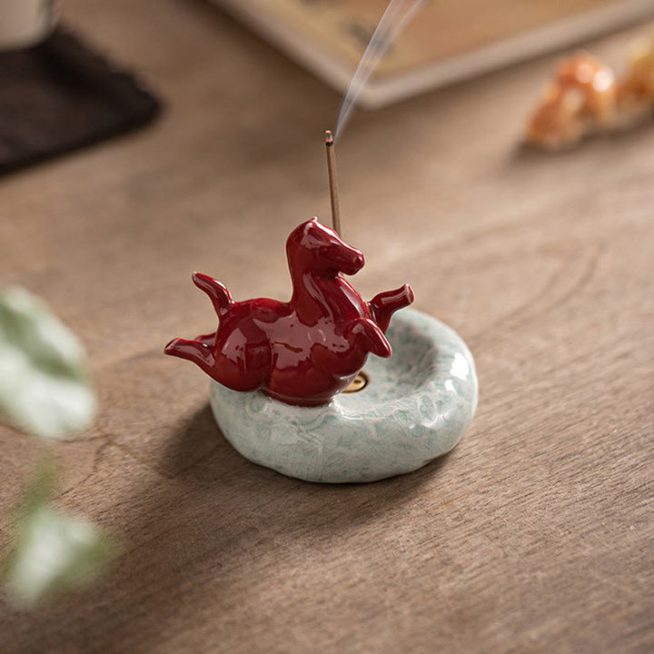 Buddha Stones Anno del Cavallo 2026 Decorazione per la casa Bruciatore di incenso - image 11