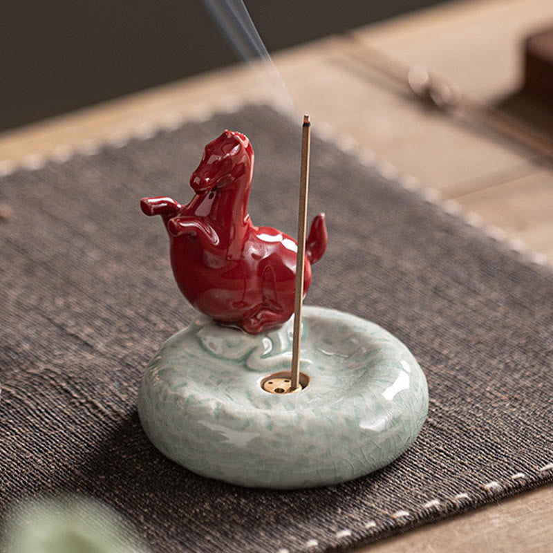 Buddha Stones Anno del Cavallo 2026 Decorazione per la casa Bruciatore di incenso - image 10