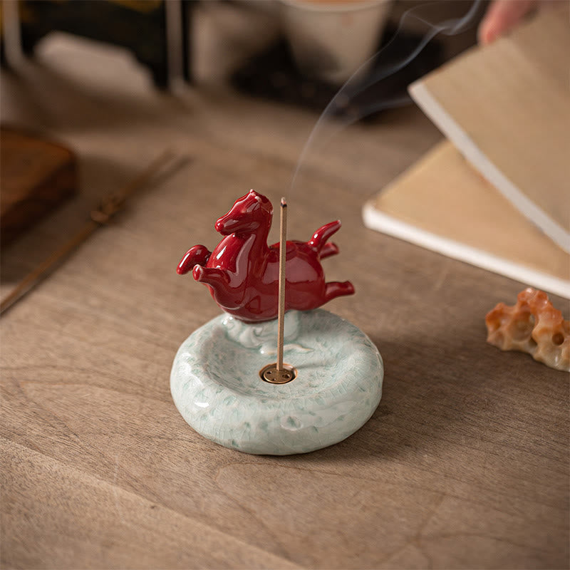 Buddha Stones Anno del Cavallo 2026 Decorazione per la casa Bruciatore di incenso - image 12