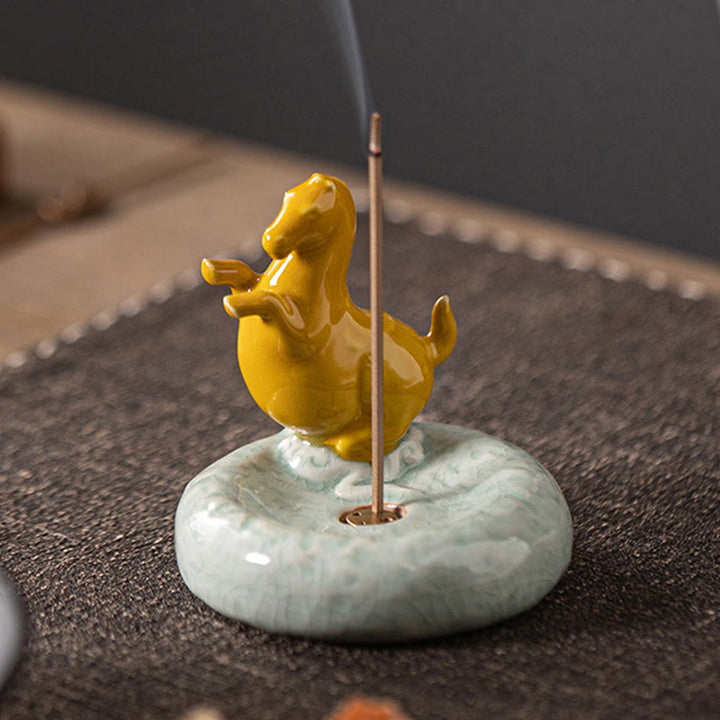 Buddha Stones Anno del Cavallo 2026 Decorazione per la casa Bruciatore di incenso - image 20