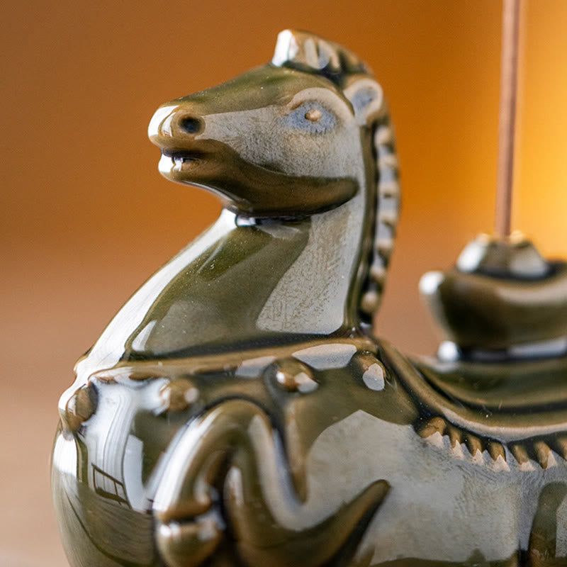 Buddha Stones Anno del Cavallo 2026 Lingotto di Capodanno Bruciatore di Incenso della Fortuna - image 7