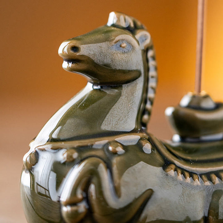 Buddha Stones Anno del Cavallo 2026 Lingotto di Capodanno Bruciatore di Incenso della Fortuna - image 7