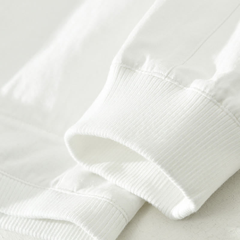 Camicia da uomo in cotone a maniche lunghe con colletto rialzato, semplice, tinta unita, con bottoni, Buddha Stones - image 17