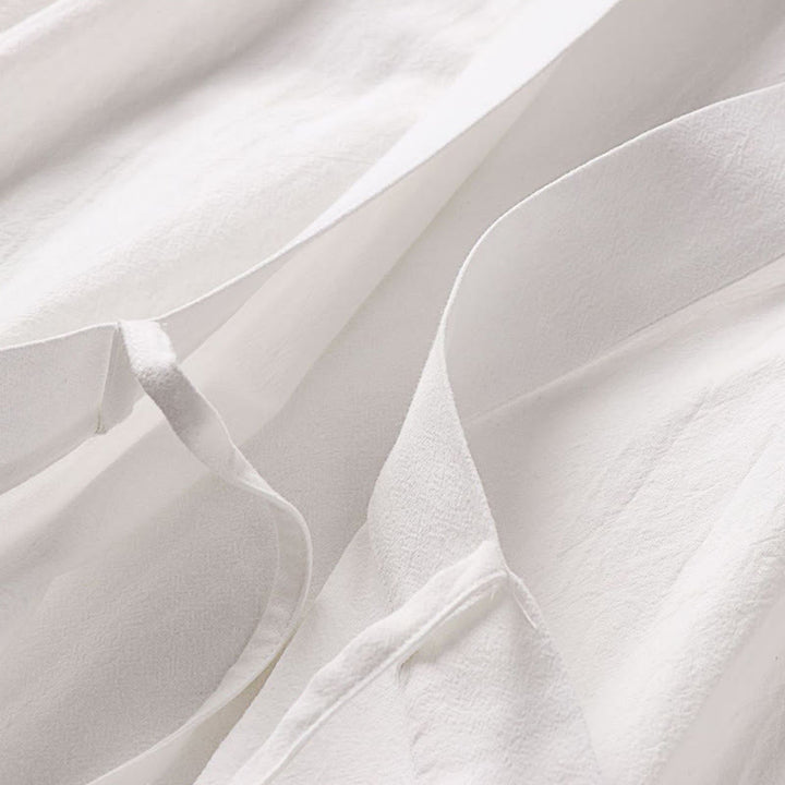 Set di 2 pezzi di kimono in cotone con lacci, pantaloni larghi alla caviglia e tasche, da meditazione per uomo, Buddha Stones - image 23