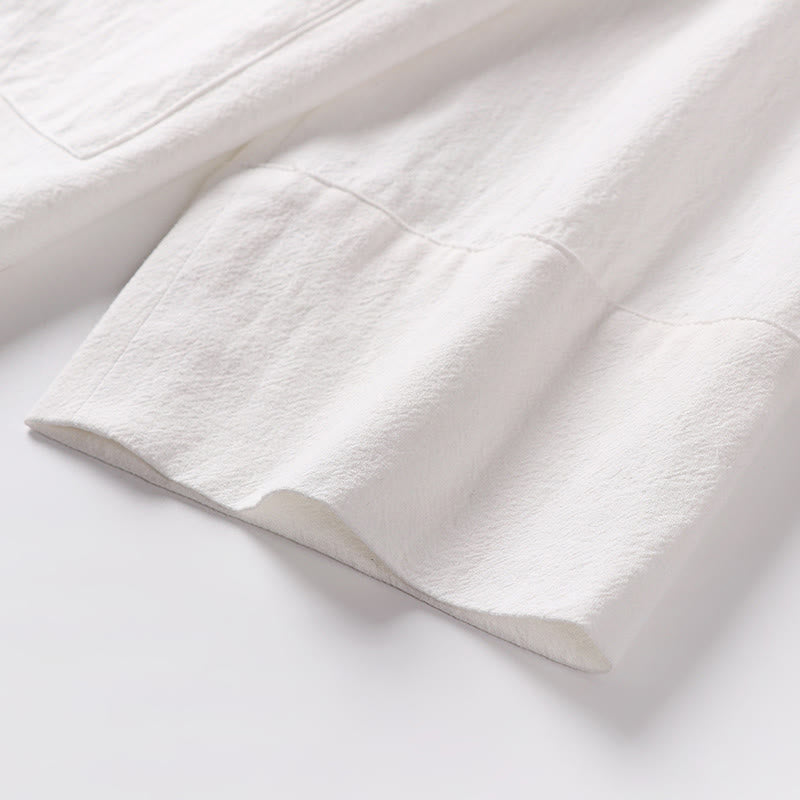 Set di 2 pezzi di kimono in cotone con lacci, pantaloni larghi alla caviglia e tasche, da meditazione per uomo, Buddha Stones - image 26