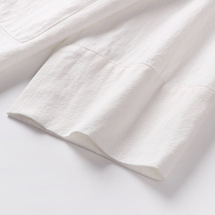 Set di 2 pezzi di kimono in cotone con lacci, pantaloni larghi alla caviglia e tasche, da meditazione per uomo, Buddha Stones - image 26