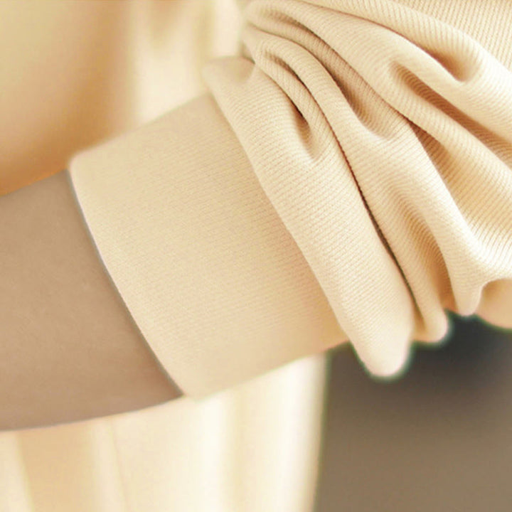 Felpa da donna in cotone a maniche lunghe con colletto rialzato e bottoni, modello Buddha Stones Fall Solid - image 18