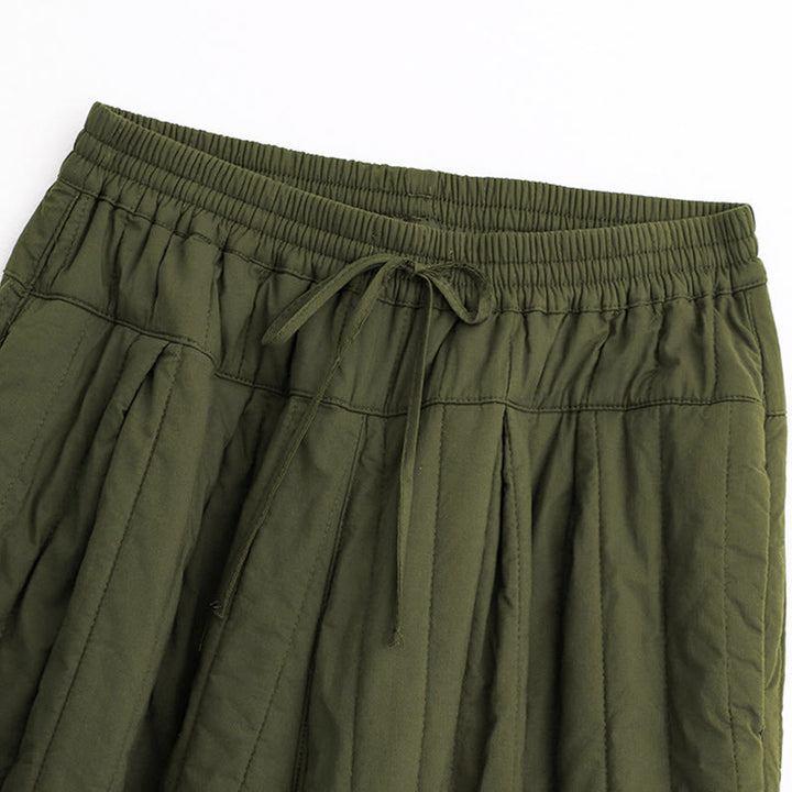 Pantaloni harem da donna in cotone con tasche e design a tinta unita invernale Buddha Stones - image 22