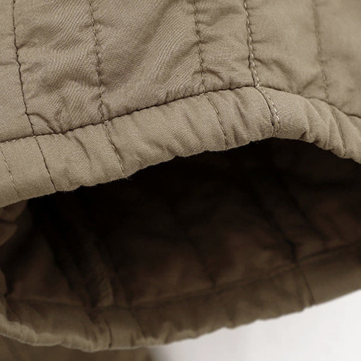 Pantaloni harem da donna in cotone con tasche e design a tinta unita invernale Buddha Stones - image 5