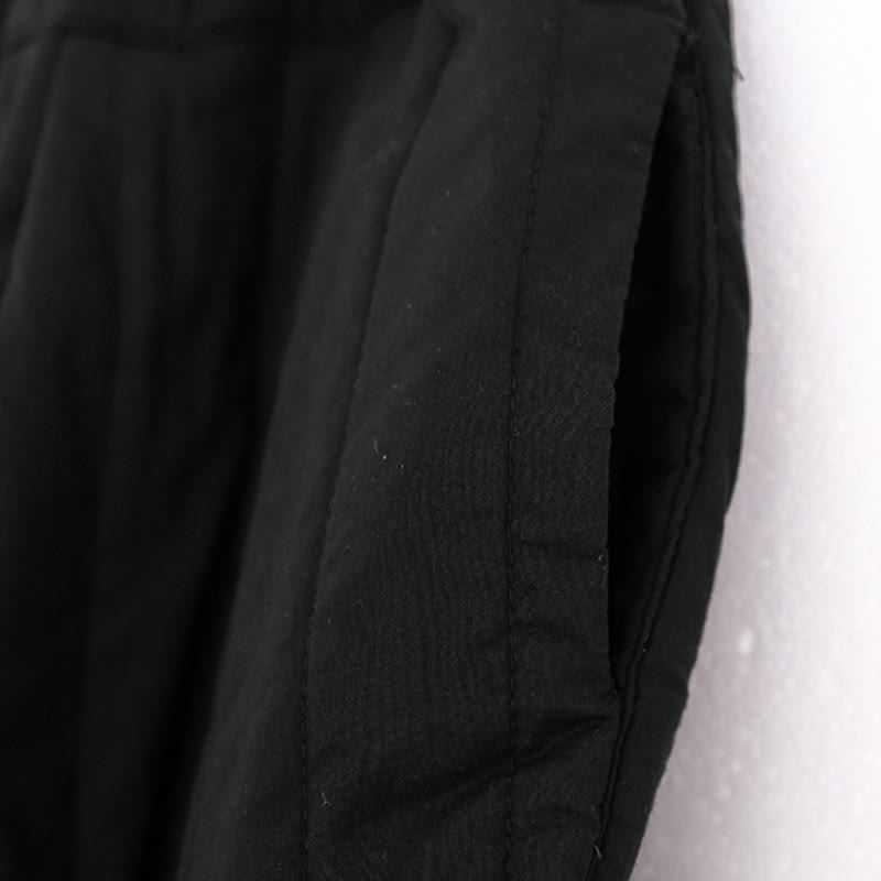 Pantaloni harem da donna in cotone con tasche e design a tinta unita invernale Buddha Stones - image 11