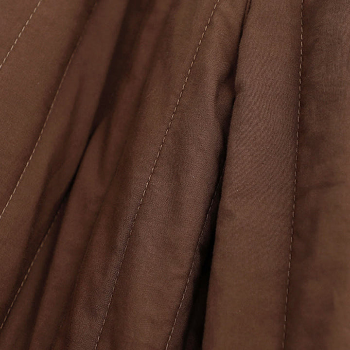 Pantaloni harem da donna in cotone con tasche e design a tinta unita invernale Buddha Stones - image 18