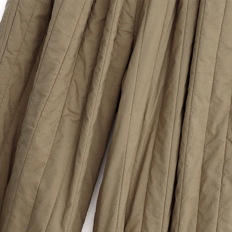 Pantaloni harem da donna in cotone con tasche e design a tinta unita invernale Buddha Stones - image 6