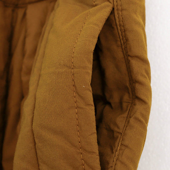 Pantaloni harem da donna in cotone con tasche e design a tinta unita invernale Buddha Stones - image 31