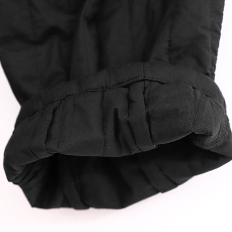 Pantaloni harem da donna in cotone con tasche e design a tinta unita invernale Buddha Stones - image 12