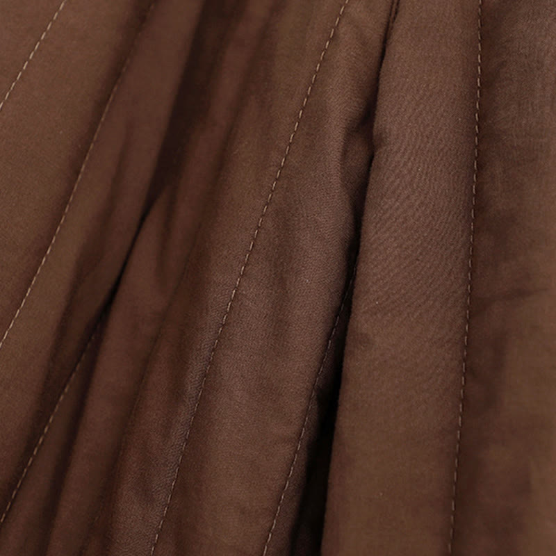 Pantaloni harem da donna in cotone con tasche e design a tinta unita invernale Buddha Stones - image 18