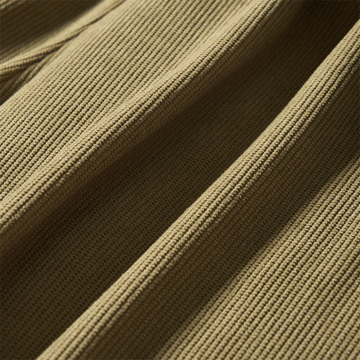 Pantaloni harem a vita alta in velluto a coste da donna Buddha Stones Commute Fall con tasche - image 8