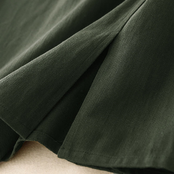 Gonna da donna in cotone semplice con tasche Buddha Stones - image 4